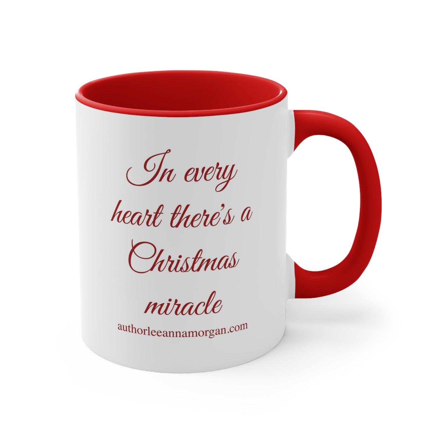 The Silver Bells Coffee Mug - In every heart there's a Christmas miracle